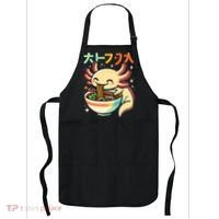 Axolotl Ramen Kawaii Neko Japanese Noodles Aesthetic Apron thumb 0