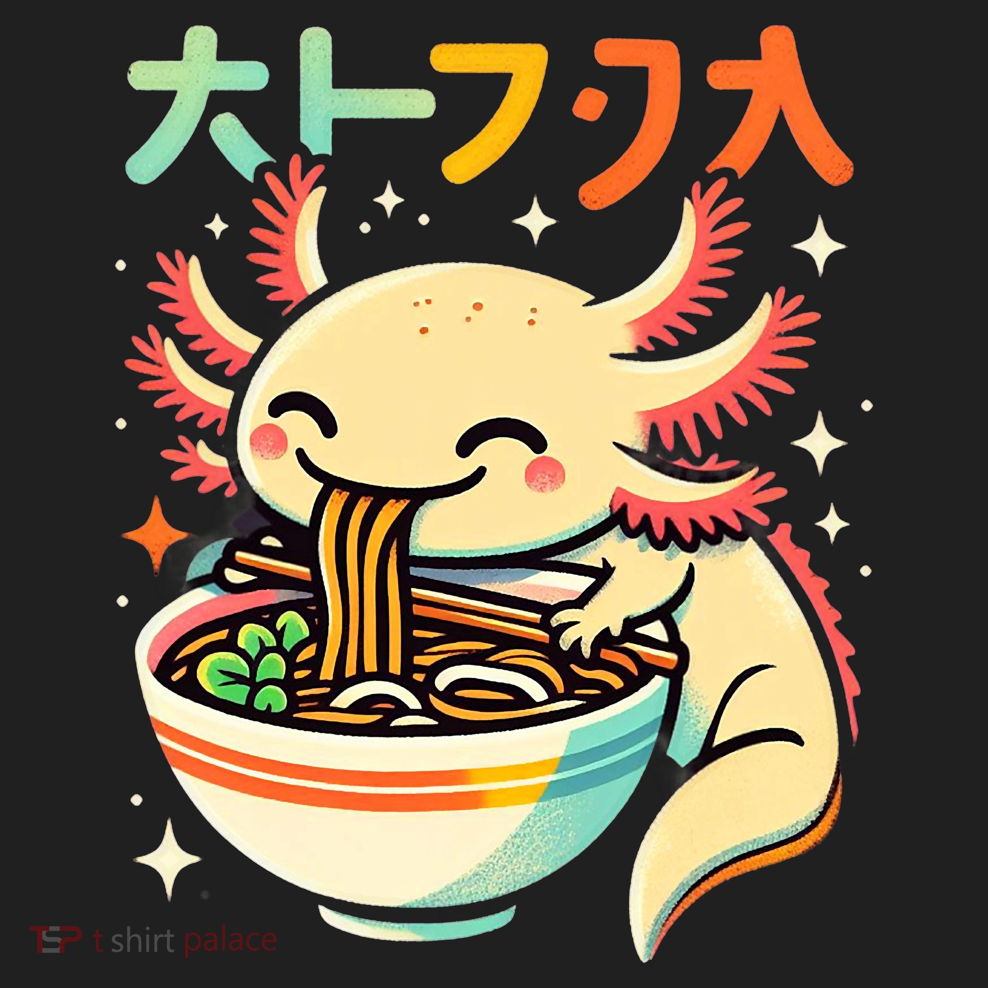 Axolotl Ramen Kawaii Neko Japanese Noodles Aesthetic Beanie