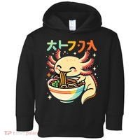Axolotl Ramen Kawaii Neko Japanese Noodles Aesthetic Toddler Hoodie thumb 0