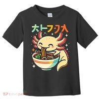 Axolotl Ramen Kawaii Neko Japanese Noodles Aesthetic Toddler T-Shirt thumb 0