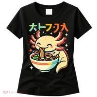 Axolotl Ramen Kawaii Neko Japanese Noodles Aesthetic Women's T-Shirt thumb 0
