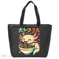 Axolotl Ramen Kawaii Neko Japanese Noodles Aesthetic Tote Bag thumb 0