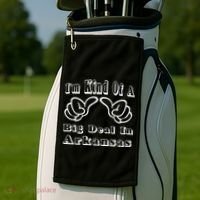 Arkansas Big Deal Golf Towel thumb 2