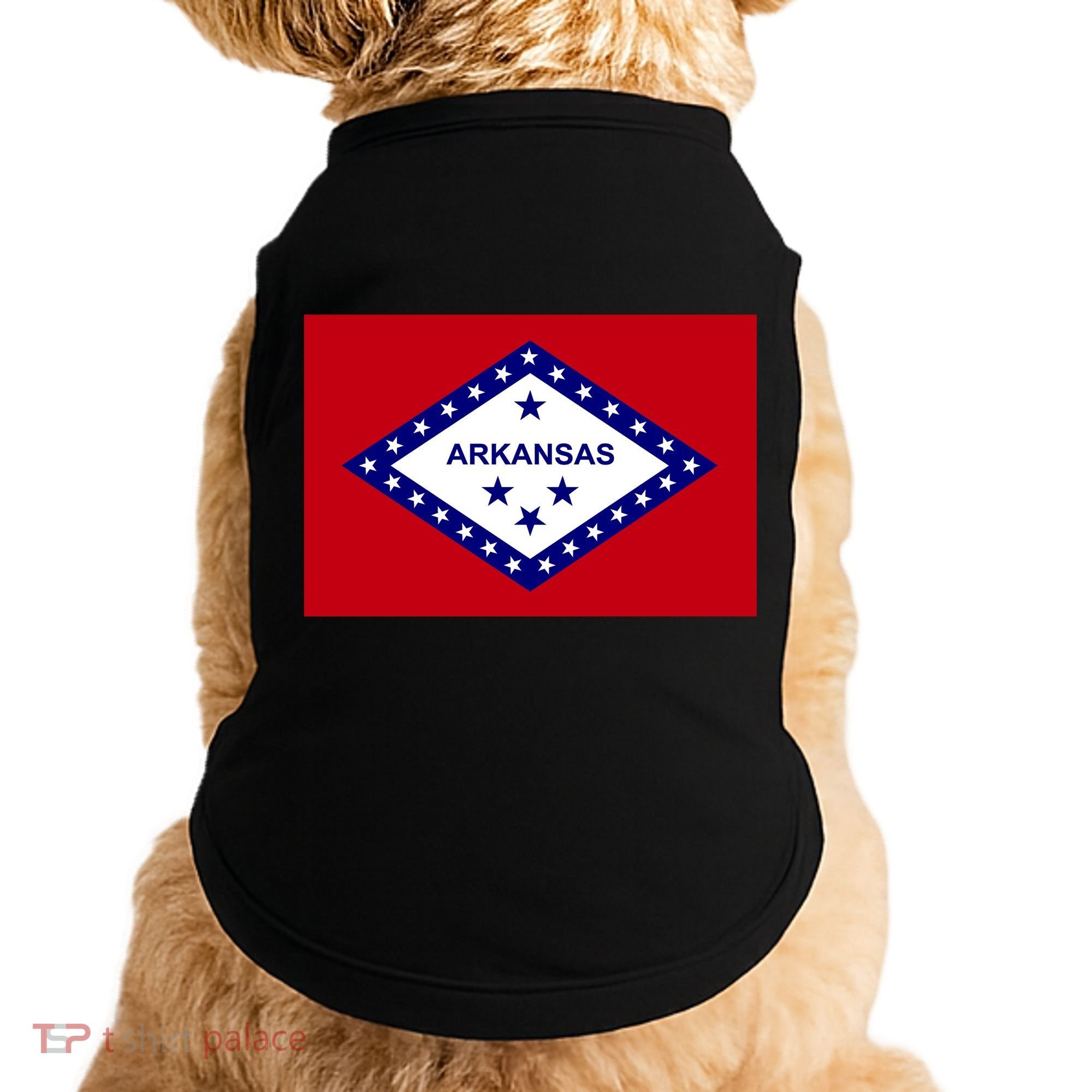 Arkansas State Flag Doggie Tank