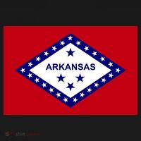 Arkansas State Flag Doggie Tank thumb 4