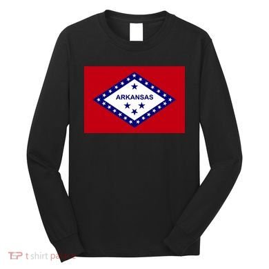 Arkansas State Flag Long Sleeve Shirt