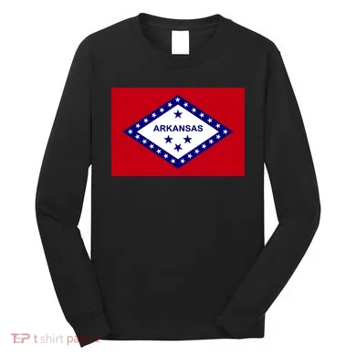 Arkansas State Flag Long Sleeve Shirt