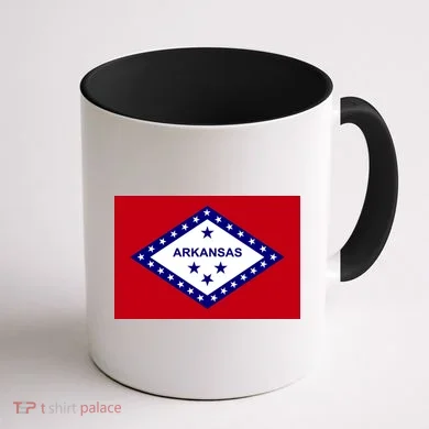 Arkansas State Flag Coffee Mug back
