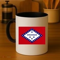 Arkansas State Flag Coffee Mug thumb 4