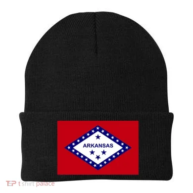 Arkansas State Flag Beanie