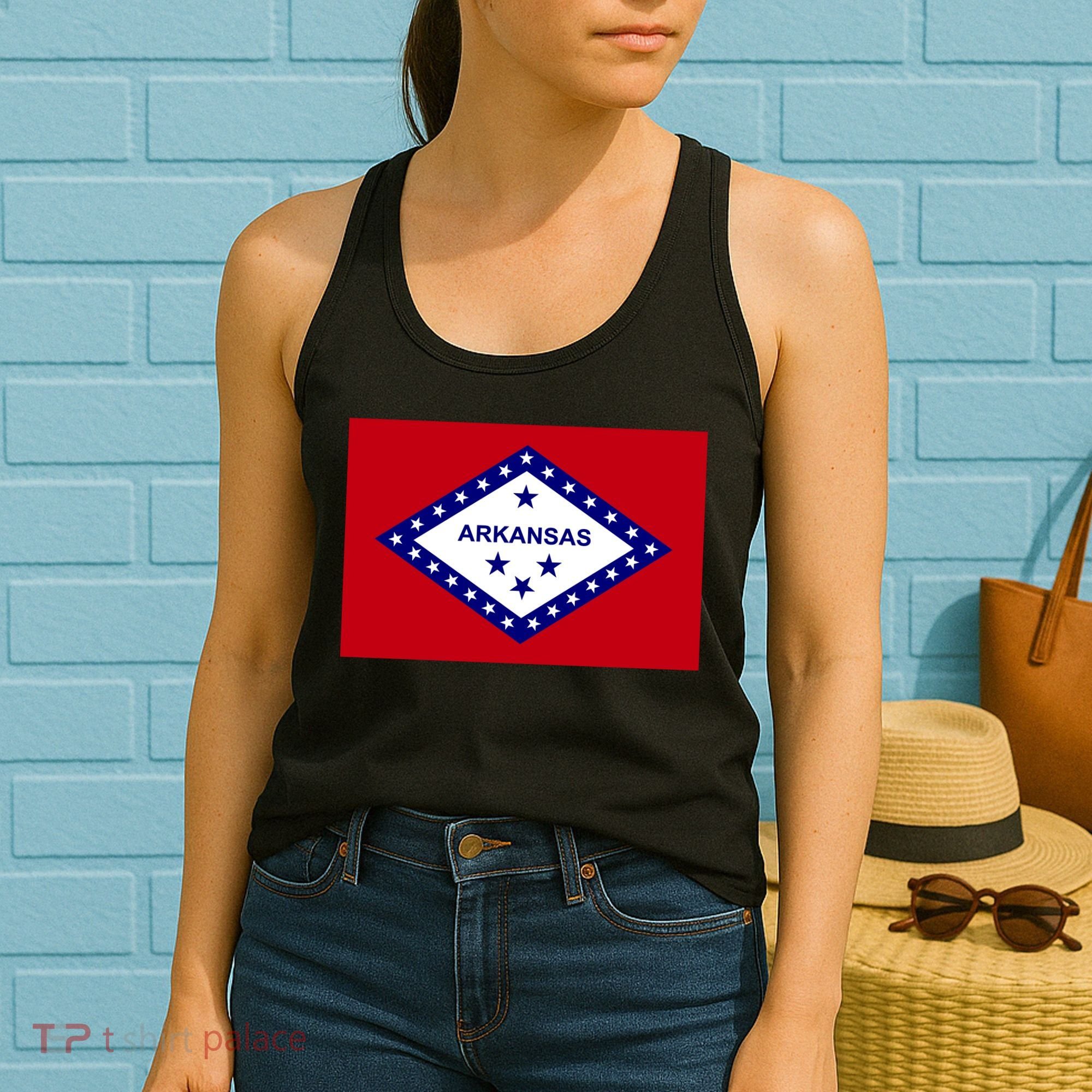 Arkansas State Flag Women's Tank Top