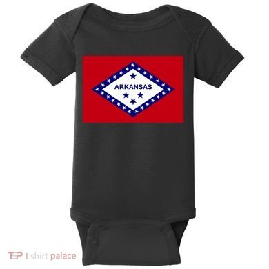 Arkansas State Flag Baby Bodysuit
