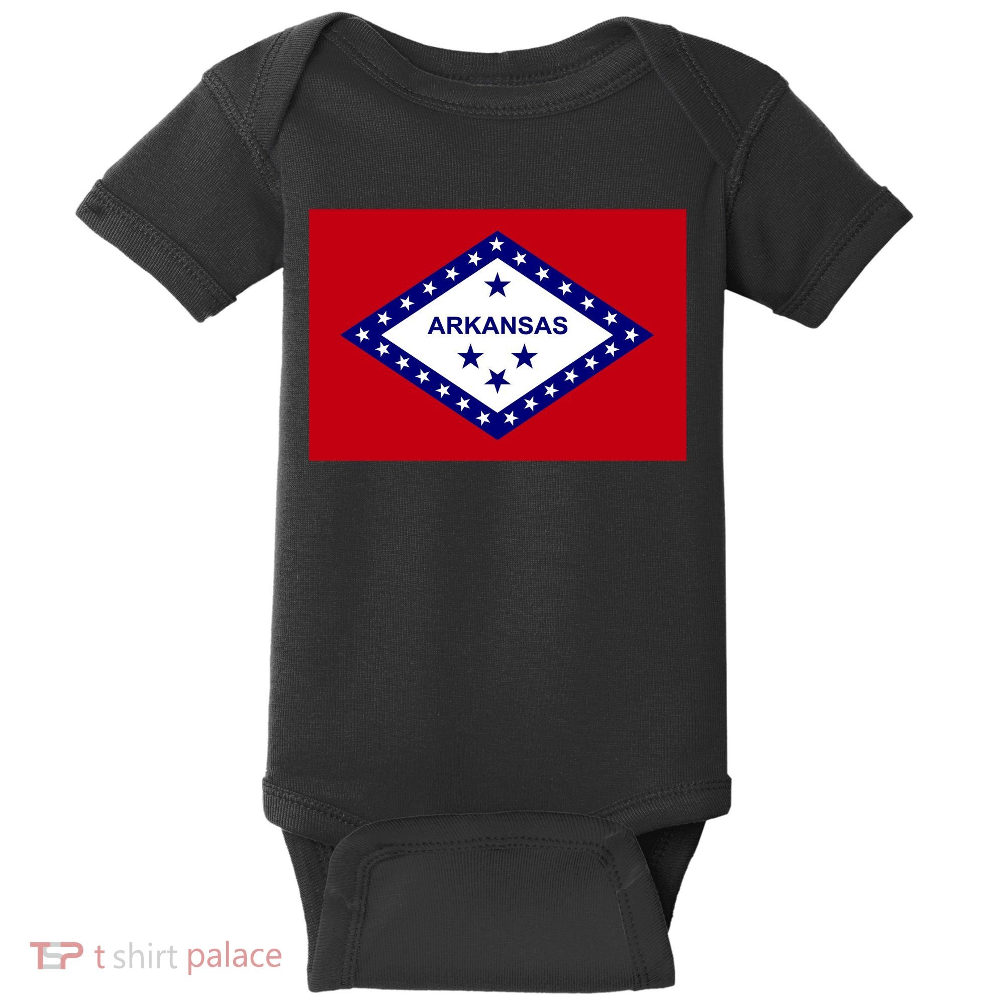 Arkansas State Flag Baby Bodysuit