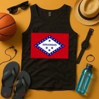 Arkansas State Flag Tank Top thumb 4
