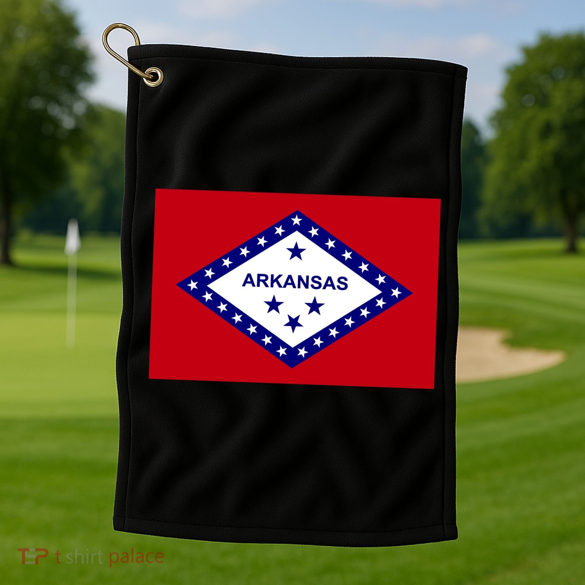 Arkansas State Flag Golf Towel