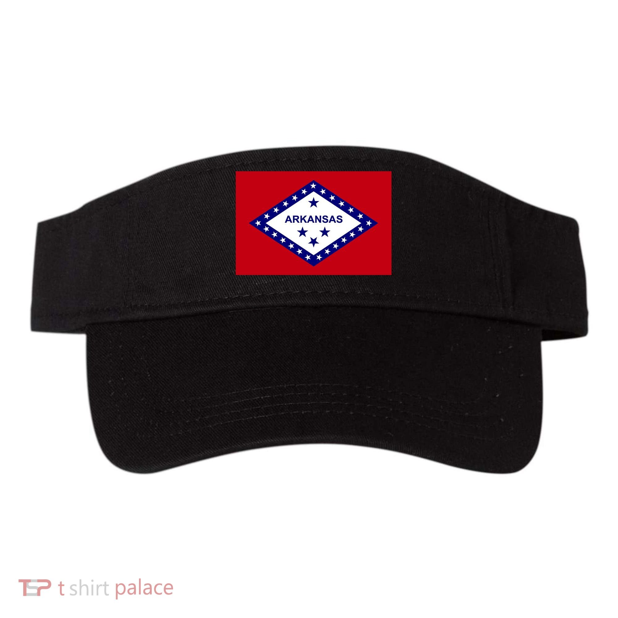 Arkansas State Flag Visor