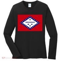 Arkansas State Flag Women's Long Sleeve Shirt thumb 0