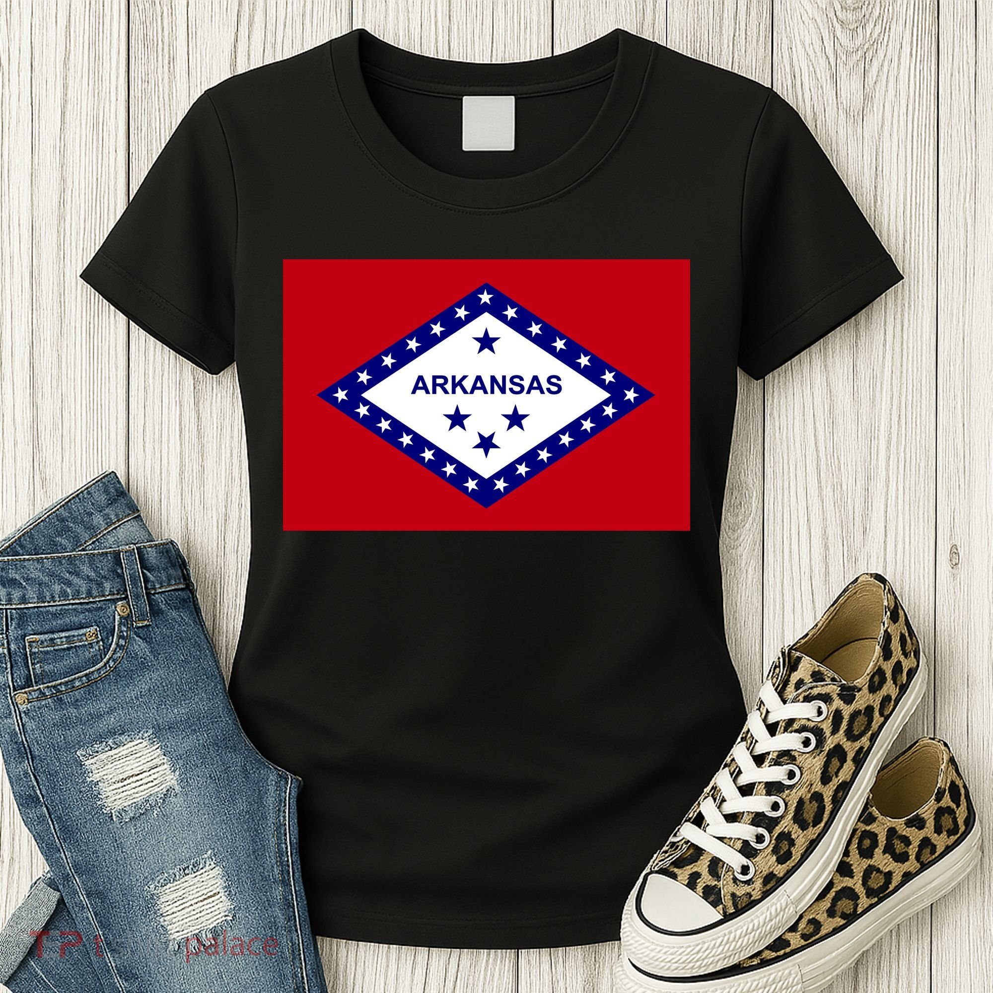 Arkansas State Flag Women's T-Shirt