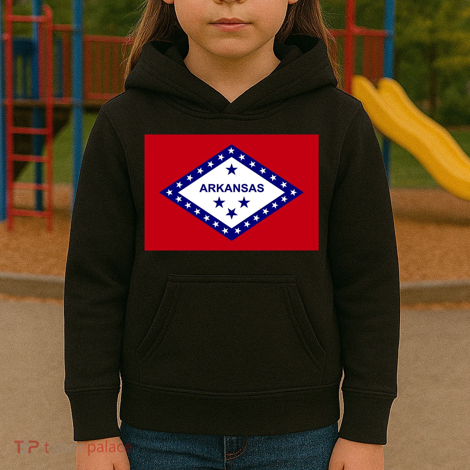 Arkansas State Flag Kids Hoodie