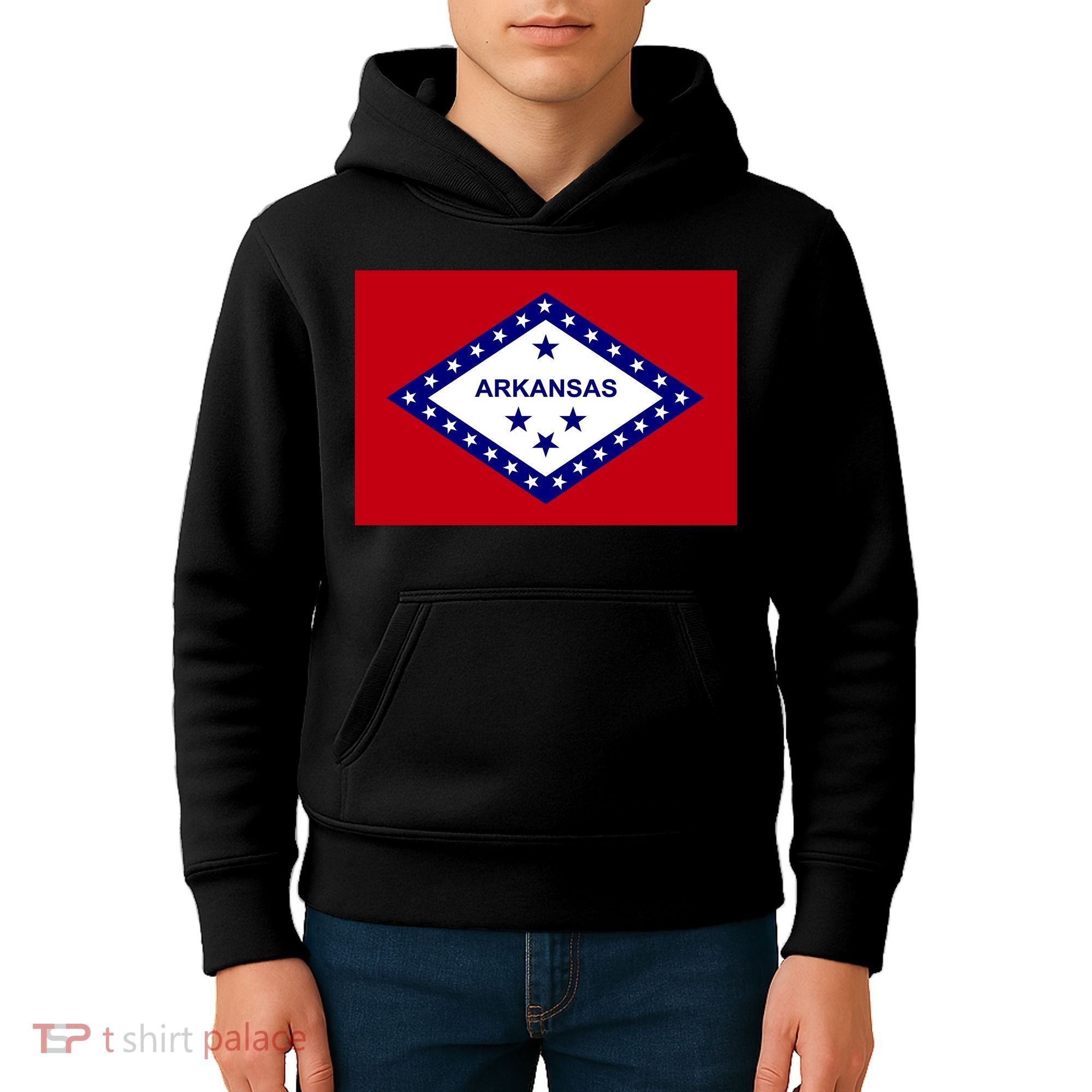 Arkansas State Flag Kids Hoodie