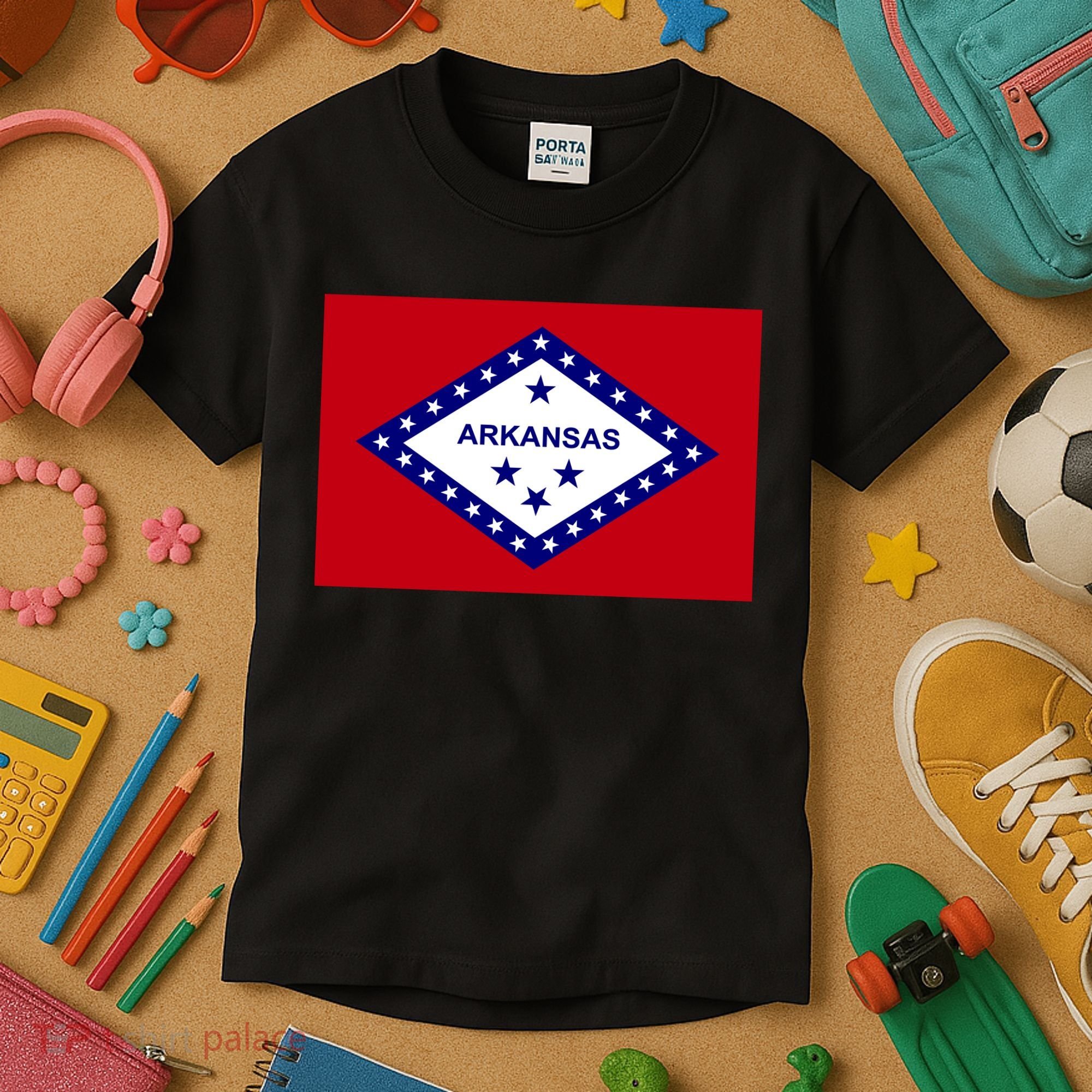 Arkansas State Flag Kids T-Shirt