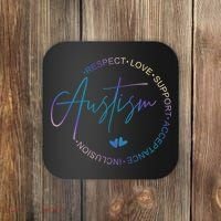 Autism Respect Love Support Acceptance Coaster thumb 0