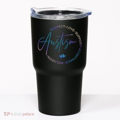 Autism Respect Love Support Acceptance Tumbler