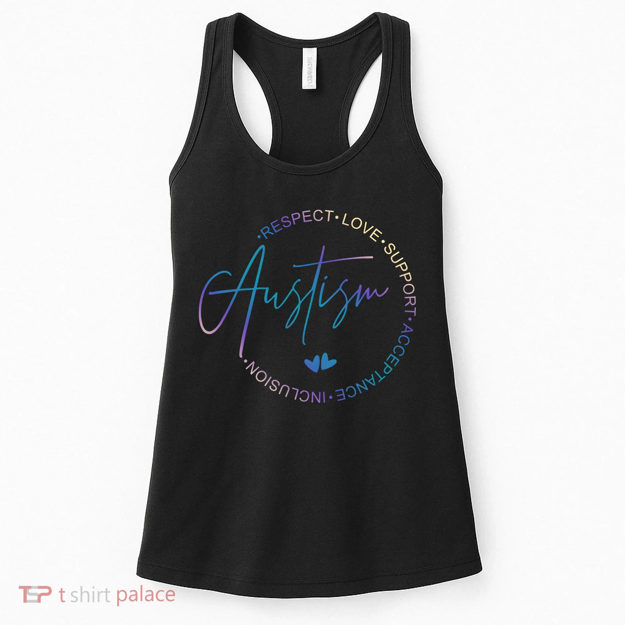 Autism Respect Love Support Acceptance Women's Tank Top