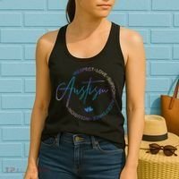 Autism Respect Love Support Acceptance Women's Tank Top thumb 2