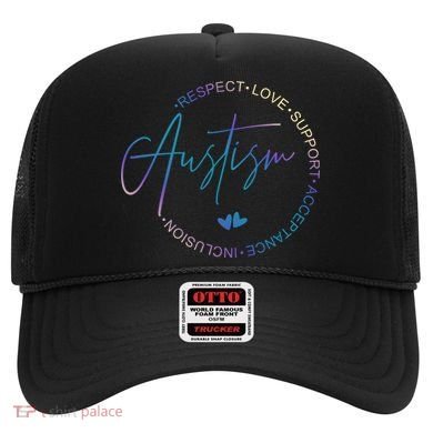 Autism Respect Love Support Acceptance Hat