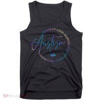 Autism Respect Love Support Acceptance Tank Top thumb 0