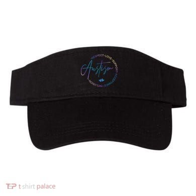 Autism Respect Love Support Acceptance Visor