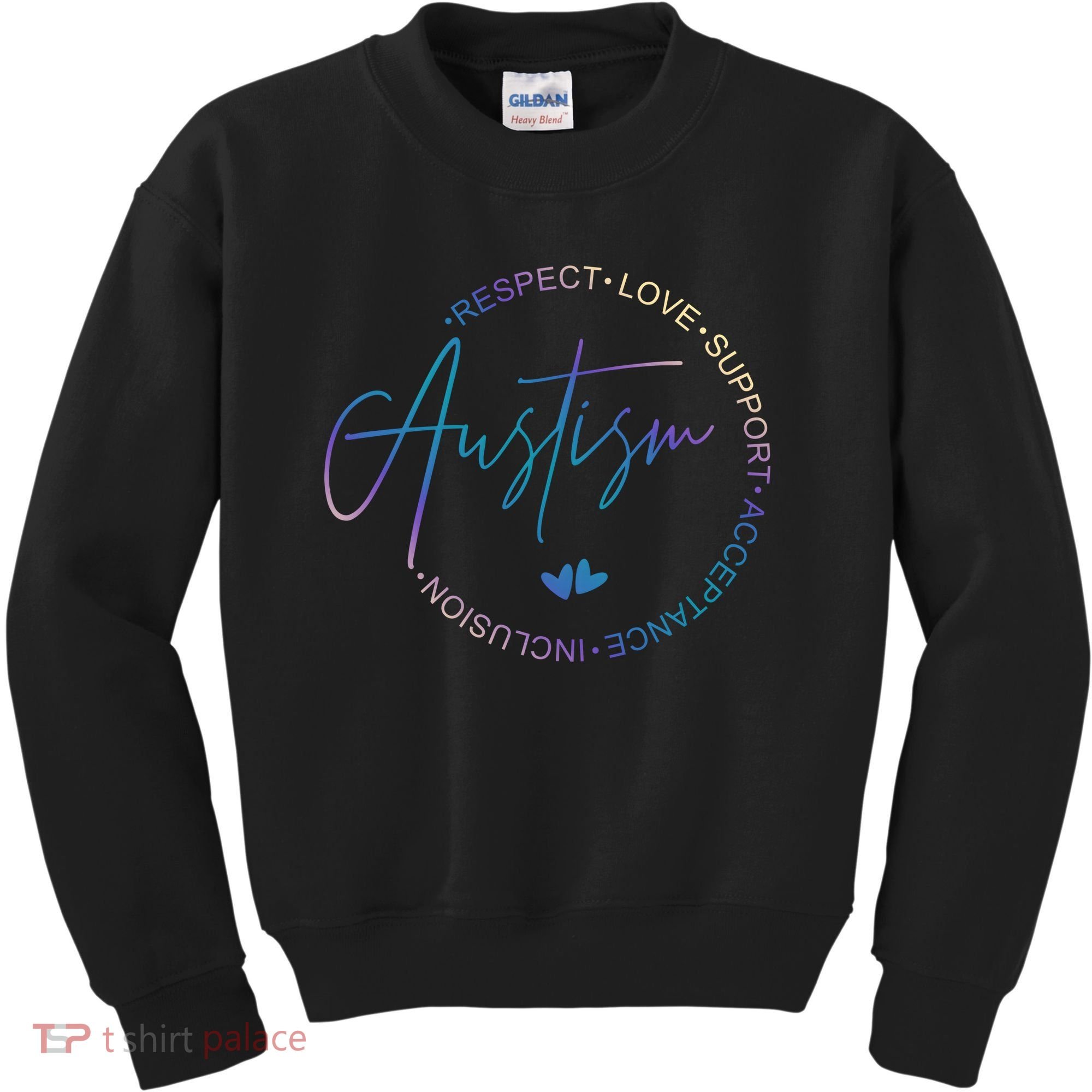 Autism Respect Love Support Acceptance Kids Sweatshirt