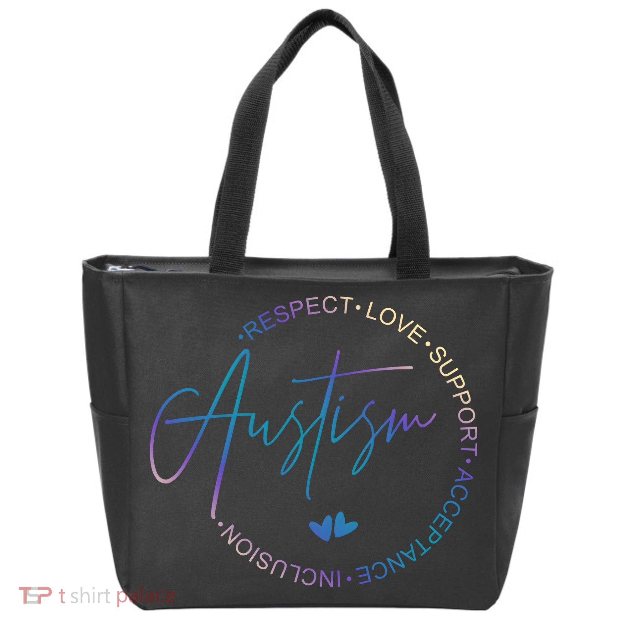 Autism Respect Love Support Acceptance Tote Bag