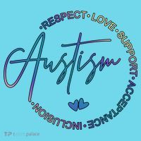 Autism Respect Love Support Acceptance Long Sleeve Shirt thumb 2
