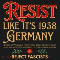 Anti-Fascism Resist Like Its 1938 Germany Reject Fascism Women's Hoodie thumb 2