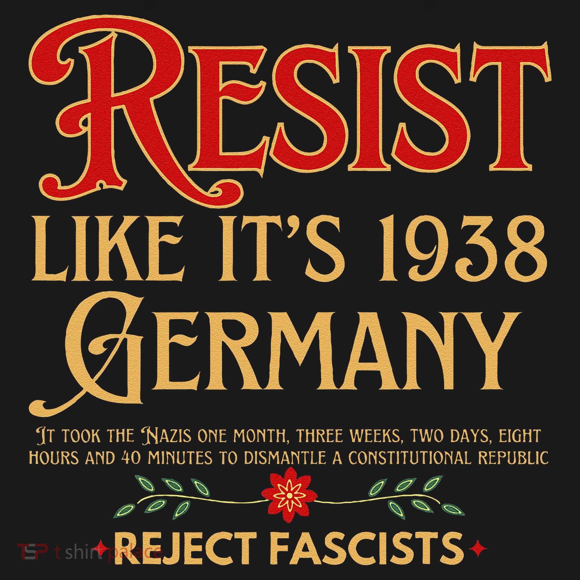 Anti-Fascism Resist Like Its 1938 Germany Reject Fascism Women's Hoodie