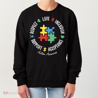 Autism Respect Love Support Autism Awareness Women's Sweatshirt