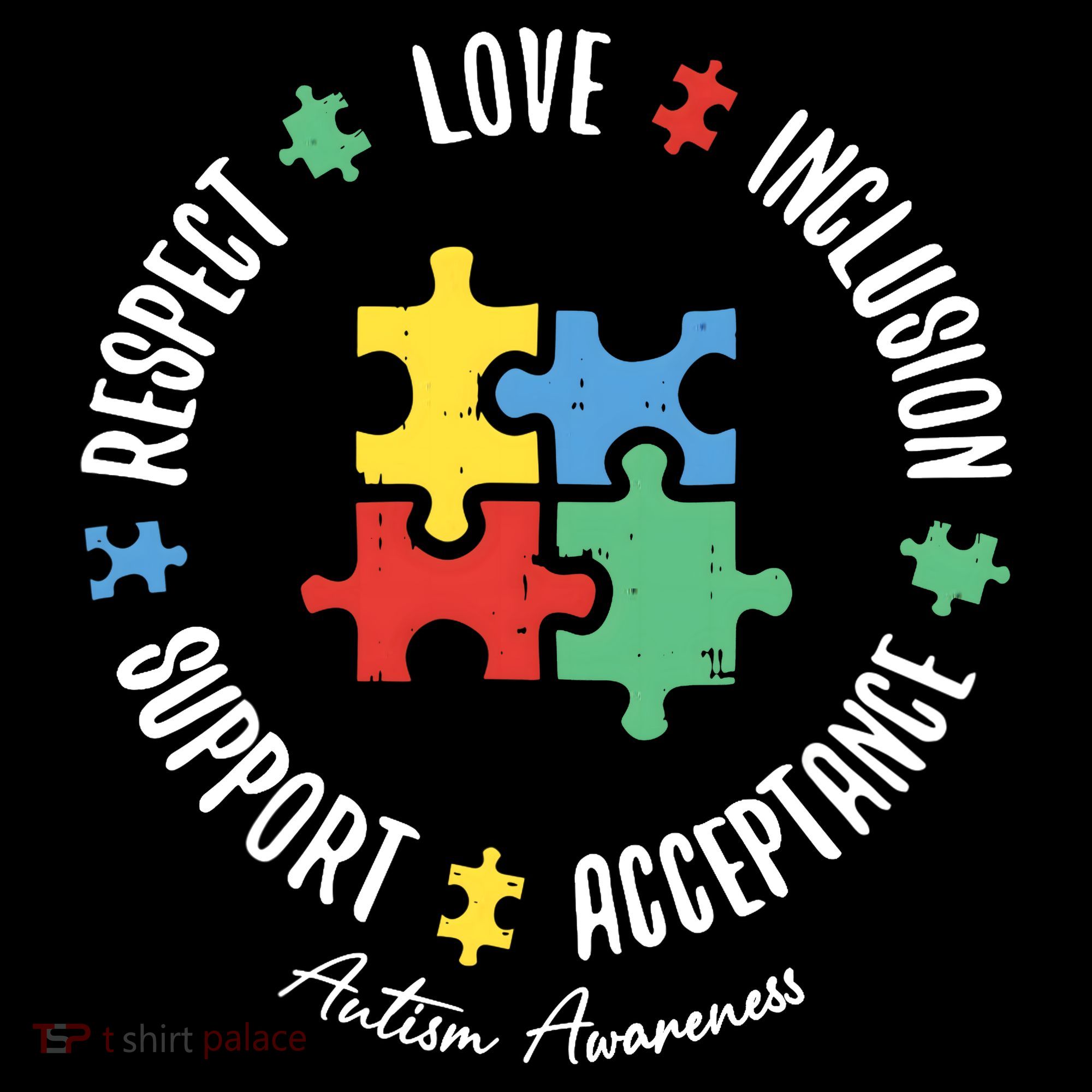 Autism Respect Love Support Autism Awareness Coaster