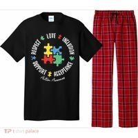 Autism Respect Love Support Autism Awareness Pajama Set thumb 0