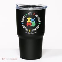 Autism Respect Love Support Autism Awareness Tumbler thumb 0