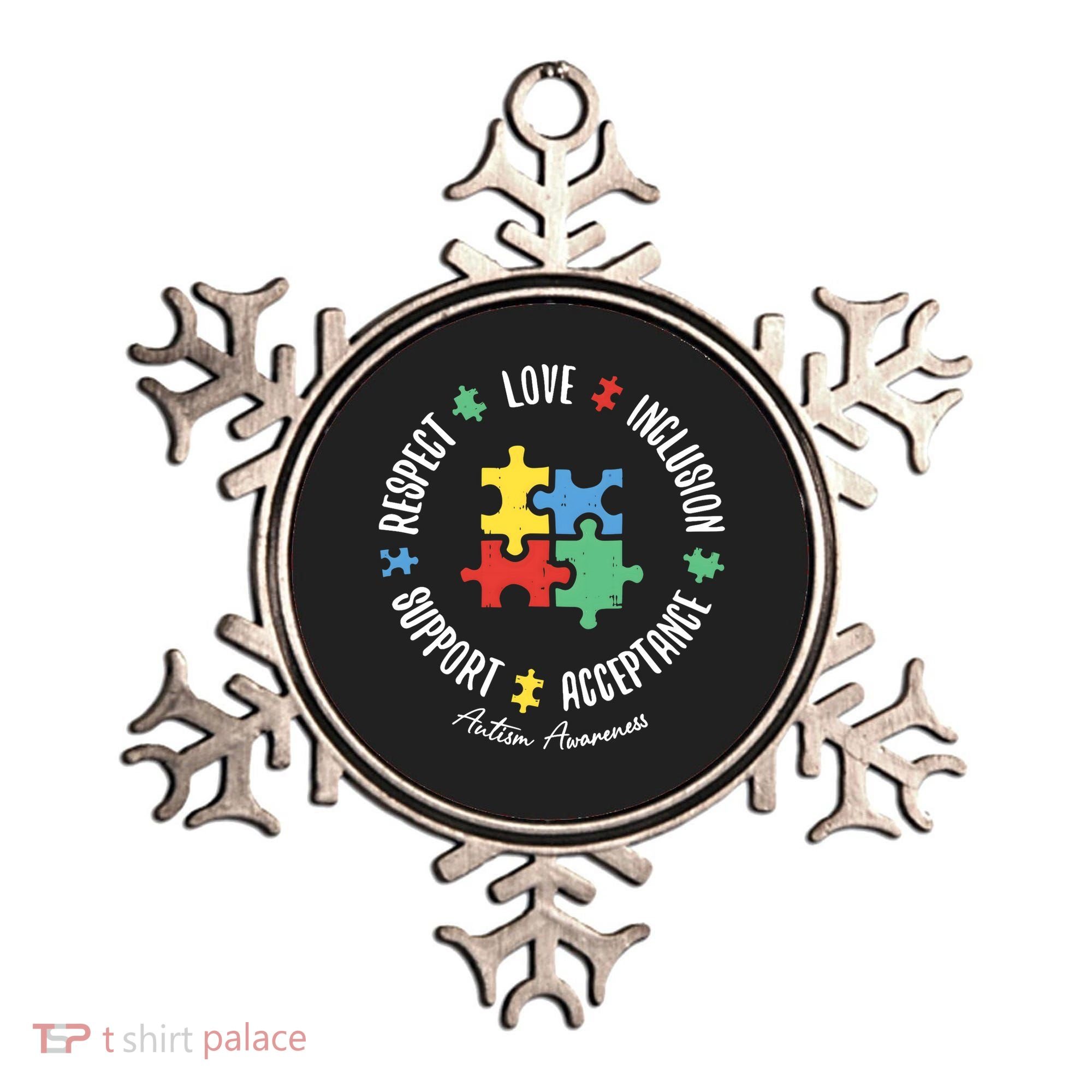 Autism Respect Love Support Autism Awareness Ornament