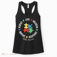 Autism Respect Love Support Autism Awareness Women's Tank Top thumb 0