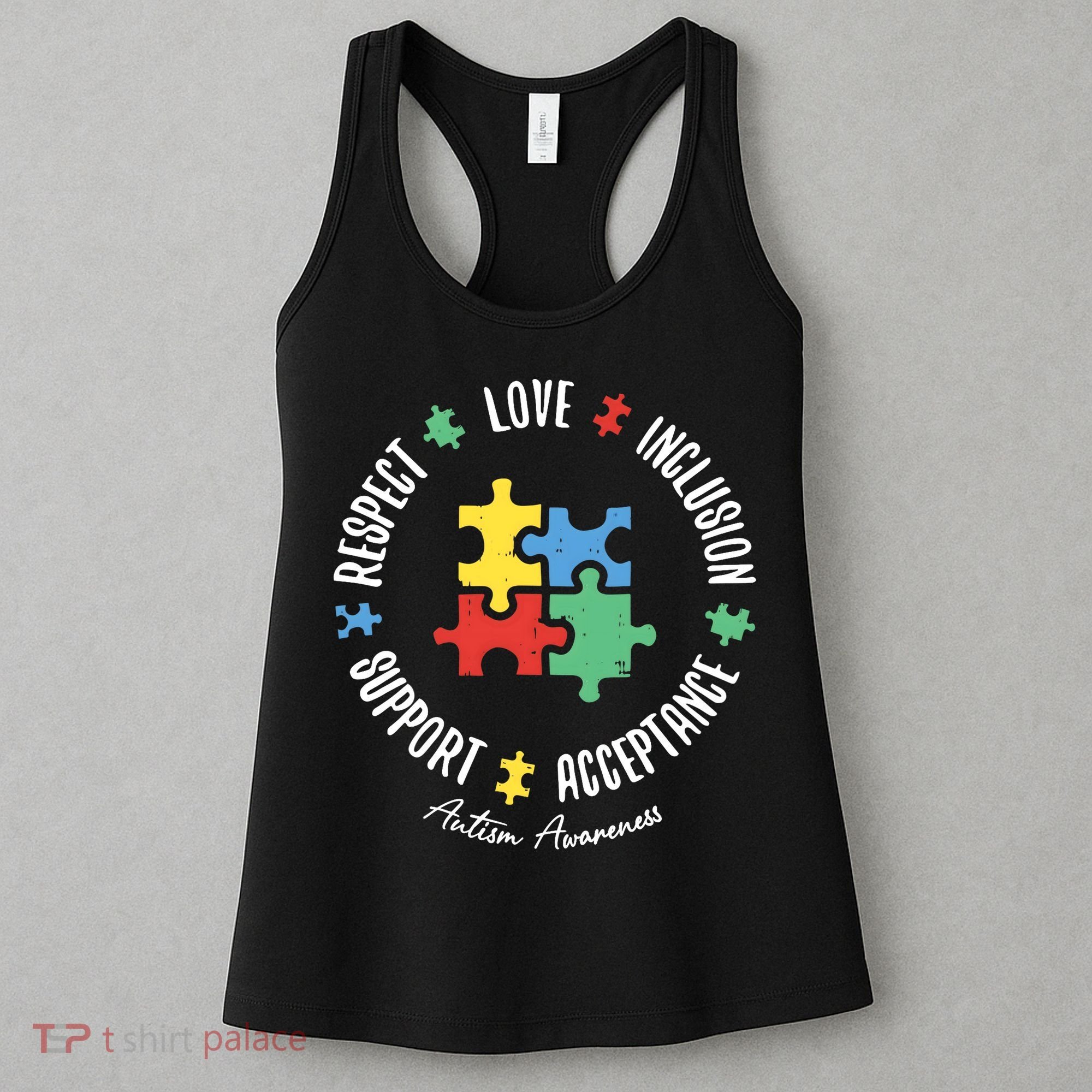 Autism Respect Love Support Autism Awareness Women's Tank Top