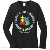 Autism Respect Love Support Autism Awareness Women's Long Sleeve Shirt thumb 0