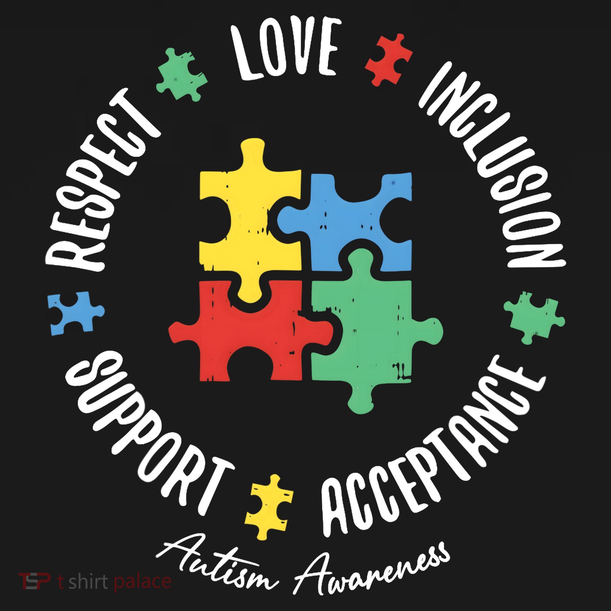Autism Respect Love Support Autism Awareness Kids Long Sleeve Shirt