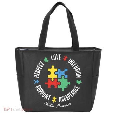 Autism Respect Love Support Autism Awareness Bag