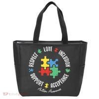 Autism Respect Love Support Autism Awareness Tote Bag thumb 0