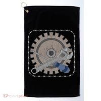 Automobile Restoration Lovers Car Repair Auto Mechanic Golf Towel thumb 0