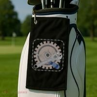 Automobile Restoration Lovers Car Repair Auto Mechanic Golf Towel thumb 2